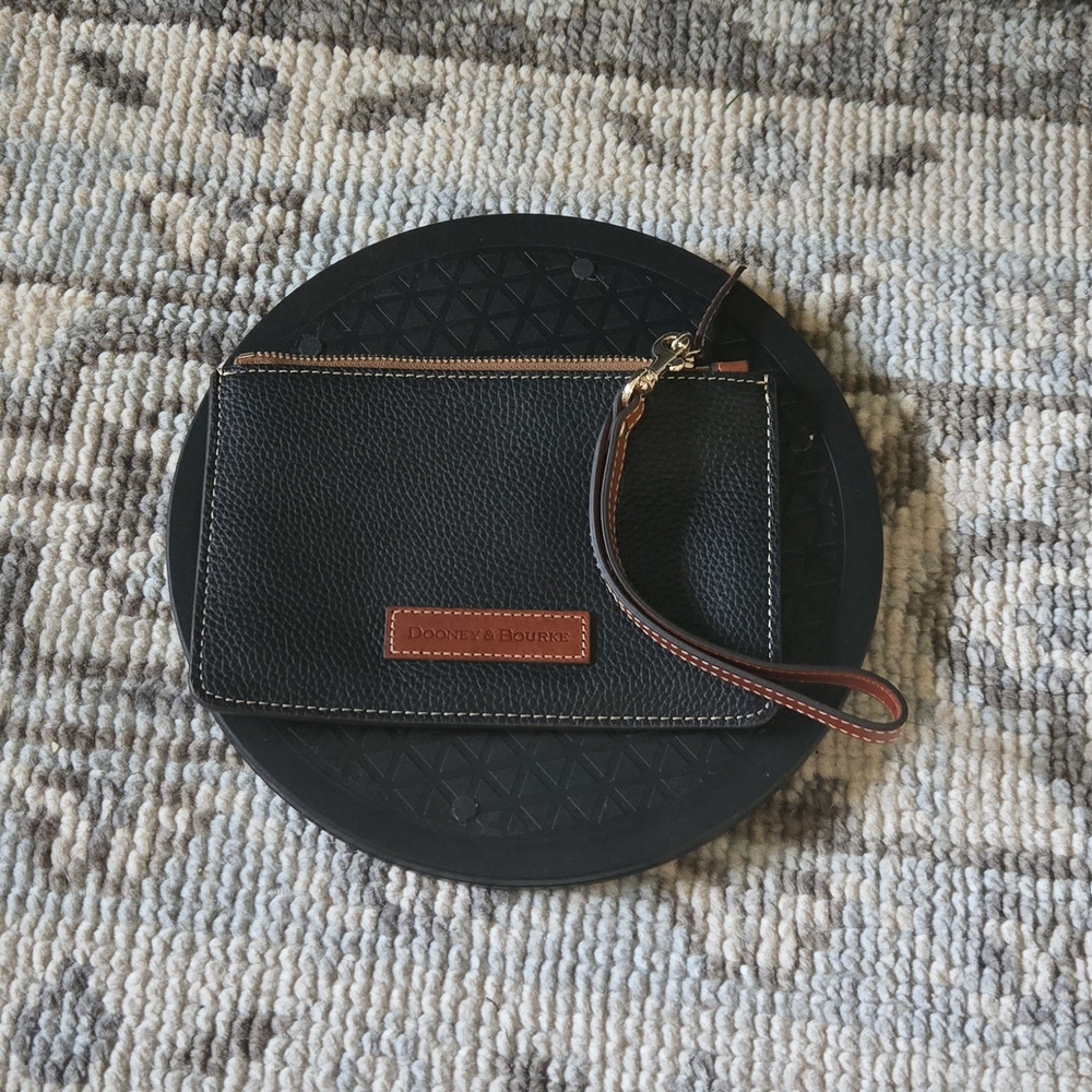 Dooney & Bourke Black Wristlet Clutch